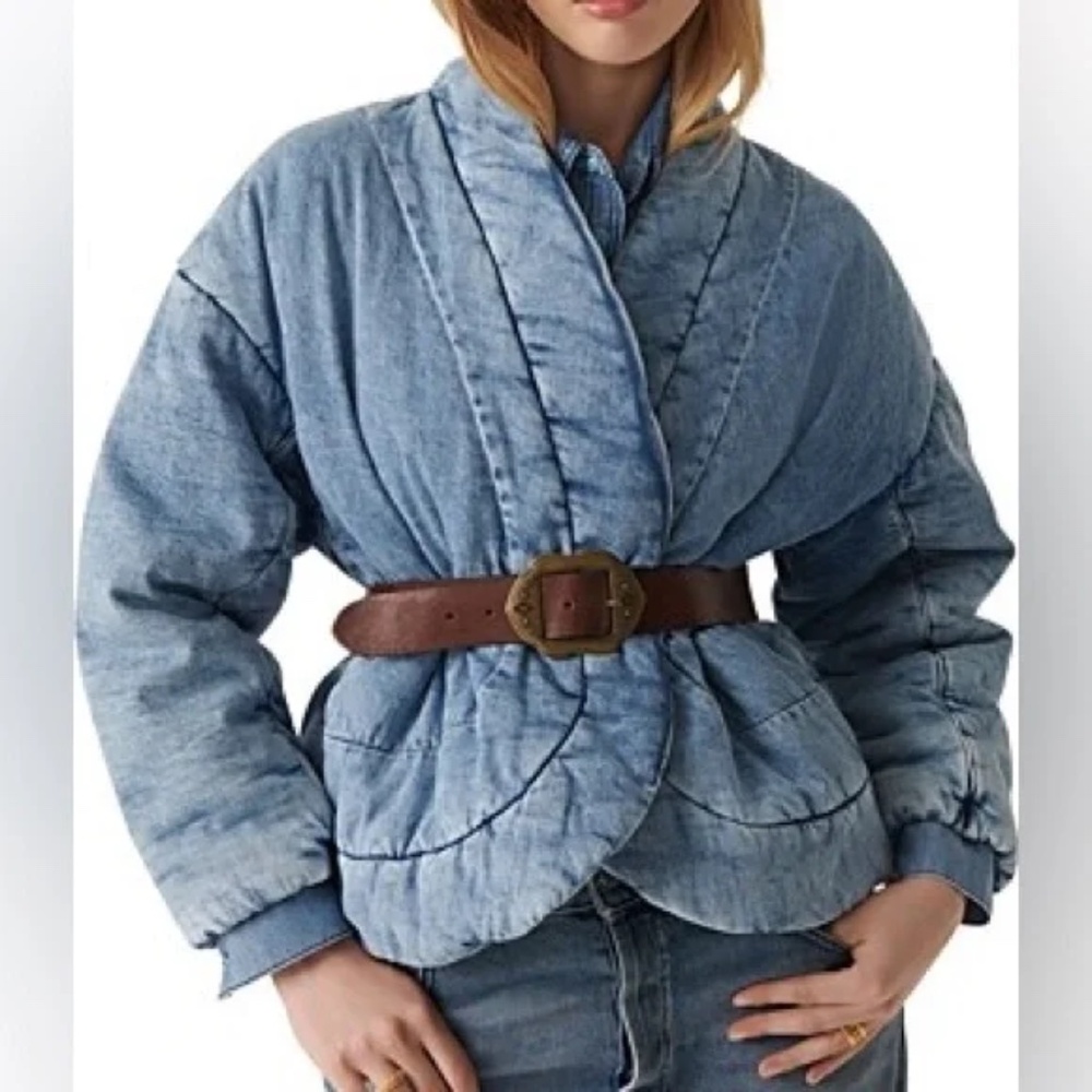 Ba&sh Denim Puffer